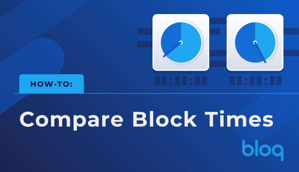 compare block times